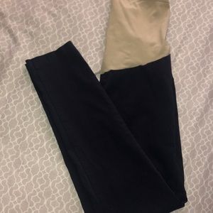 Motherhood maternity, Navy blue skinny crop pants